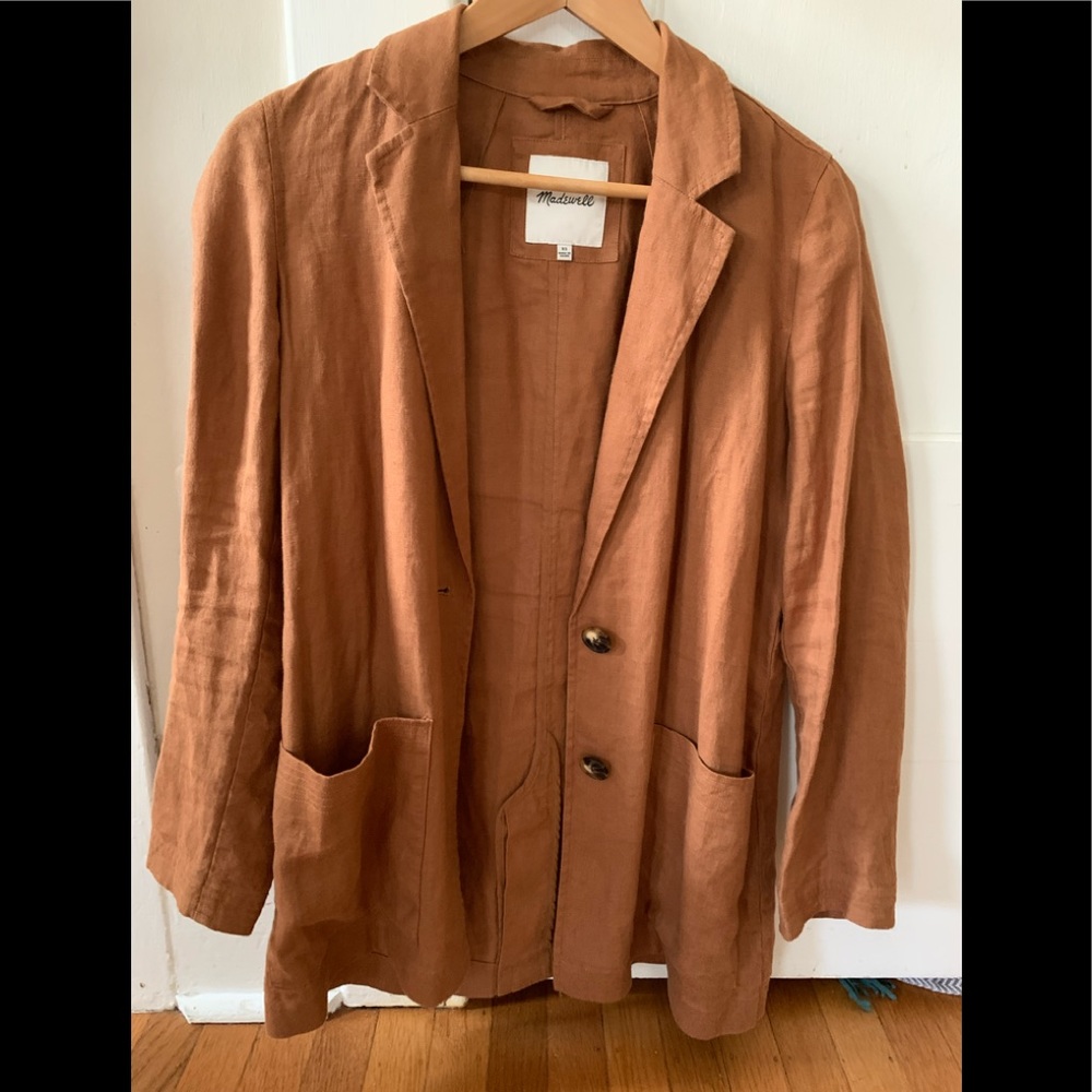 Madewell Linen Dorset Blazer